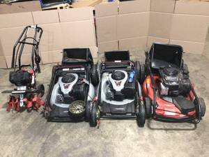 Lot of Assorted Lawn Care Items For Parts  Customer Returns See Terms on Auction