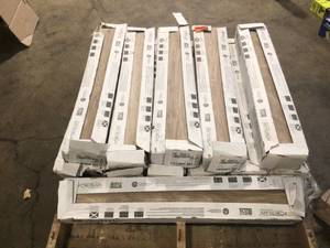Pallet of 10 Boxes of Lifeproof Arnica Lake Oak 7.13 in. W x 48.03 in. L Waterproof High Traffic Luxury Vinyl Plank Flooring (19.05 sq. ft.case) Customer Returns See Terms on Auction