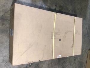 62 in. Adjustable Height Workbench Table with 2-Drawers in Black by Husky Customer Returns See Terms on Auction