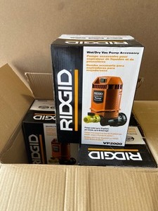 lot 33 image: RIGID Quick Connect Pump Accessory for RIDGID Wet Dry Vacs (4 units)