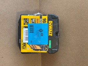 lot 80 image: DEWALT 165 ft. Red Self-Leveling Cross-Line Laser Level with (3) AA Batteries & Case