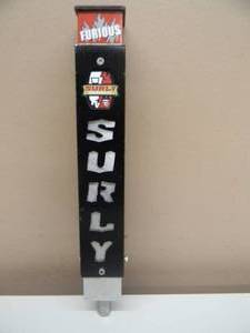 lot 11 image: SURLY BREWING CO - FURIOUS TAP HANDLE - VERY COOL PIECE - APPROX 11.5 - SEE PICTURES