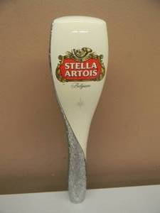lot 23 image: STELLA ARTOIS Belgium TAP HANDLE - VERY COOL TAP - APPROX 12 - SEE PICTURES