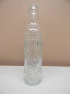 lot 37 image: VINTAGE PRE PROHIBITION Val Blatz BREWING CO. 7 12 FL. OZ. CLEAR EMBOSSED BEER BOTTLE - GREAT PIECE - APPROX 8.5 - SEE PICTURES