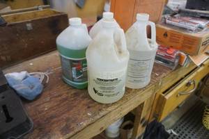lot 3 image: 4 Partial Gallons of Coil Cleaning Solvent