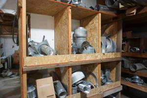 lot 48 image: Large lot of Galvanized and Stainless Steel Piping