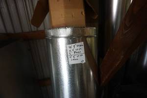 lot 53 image: Lot of Galvanized Trunk Line and Oval Piping