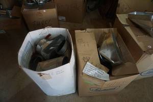 lot 57 image: Large Lot of Galvanized 6 Assorted Style Boots