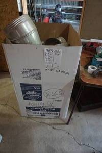 lot 59 image: Large Lot of Galvanized Collars and 90 Degree Components