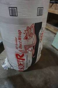 lot 74 image: 100 Roll Of Owens Corning Soft R Duct Wrap Duct Insulation