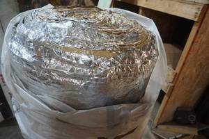 lot 75 image: CertainTeed Brand 100 Roll of All Purpose Duct Wrap Duct Insulation