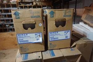 lot 76 image: Lot of Kohler Brand Toilets and Sinks