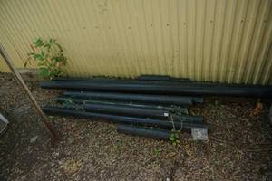 lot 85 image: Lot of ABS Black Drain Pipe Fittings and Pipe
