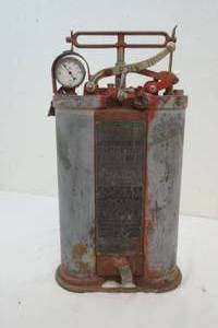 lot 28 image: antique fire extinguisher