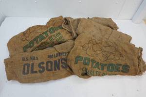 lot 30 image: burlap sacks
