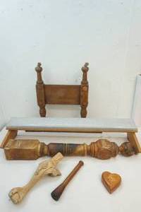 lot 31 image: vintage table legs