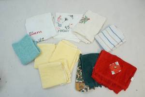 lot 107 image: kitchen linens