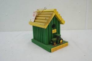 lot 109 image: john Deere bird house