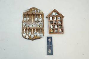 lot 112 image: souvenir spoons