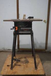lot 146 image: black n decker table saw