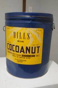 lot 169 image: large cocoanut canister