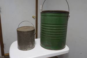 lot 171 image: vintage canisters