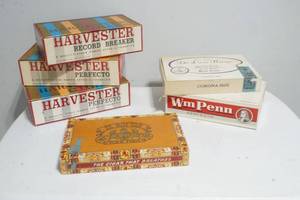 lot 197 image: cigar boxes