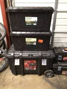 Lot of assorted Mobile toolstorage boxes customer returns see pictures