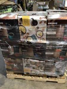 Pallet of keurig coffee makers various models and conditions customer returns