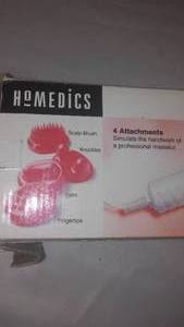 lot 396 image: Homedics Heated Vibrating Massager - New In Box