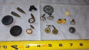 lot 321 image: WW, I Buttons, Cufflinks & More