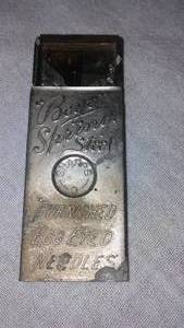 lot 324 image: 1912 Boye Spring Steel Sewing Needles & Case.