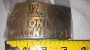 lot 437 image: John Deere Belt Buckle  Only The Best 1991