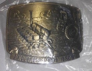 lot 439 image: John Deere Belt Buckle Max Emerge 2 1991.