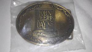 lot 441 image: John Deere Belt Buckle.  John Deere Day 94, Something New For Everyone