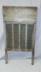 lot 473 image: Brass Washboard Antique.