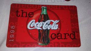 lot 517 image: Box Of Coca Cola, Coke Gift Cards -1998