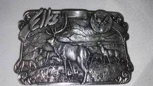 lot 568 image: Elks BELT BUCKLE BPOE