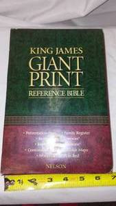 lot 594 image: New In Box Bible - King James, Giant Print.