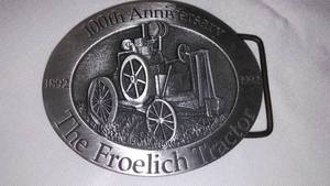 lot 630 image: The Froelich Tractor 100 Anniv. 1992