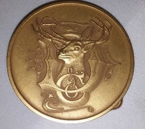 lot 633 image: JOHN DEERE BELT BUCKLE Vintage Look Logo