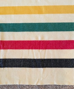 lot 55 image: Vintage Wool of the West 100% Virgin Wool Blanket