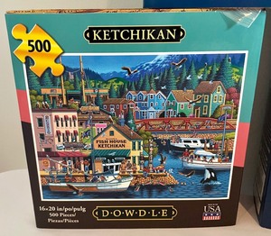 lot 59 image: 6 Dowdle 500 Piece Puzzles