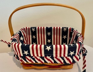lot 82 image: Three Patriotic Longaberger Baskets