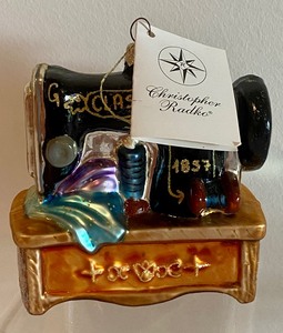lot 46 image: Christopher Radko A Stitch in Time Ornament