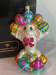 lot 19A image: Christopher Radko Hoppy Easter Ornament