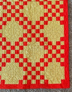 lot 265 image: Vintage Bright and Beautiful Quilt