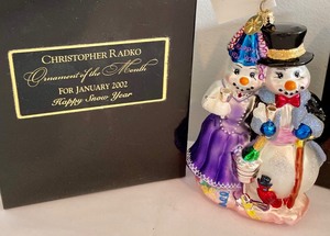 lot 257 image: Two Christopher Radko Ornaments