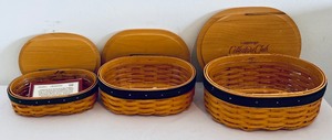 lot 259 image: Set of Five Collectors Club Longaberger Baskets