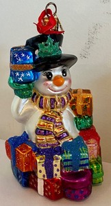lot 138 image: 2 Christopher Radko Ornaments and 1 Fitz & Floyd Ornament